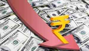 Rupee that opened weak today, slips further by 26 paise