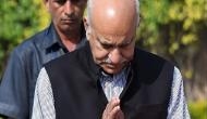 #MeToo: US based journalist alleges rape accusation against former minister MJ Akbar, says, 'Akbar ripped off my clothes, raped me'
