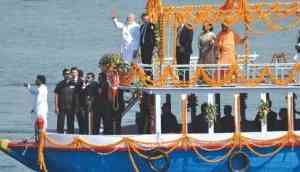 Ramnagar Port: PM Modi inaugurates India's first inland waterway corridor in Varanasi