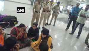 Sabarimala Temple row: Activist Trupti Desai reaches Cochin International Airport; protests underway against her visit to the temple