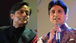 AAP leader Kumar Vishwas trolls Shashi Tharoor over his English; Congress MP replies in Hindi says, 'ab AAP k lehje me baat karte hai'