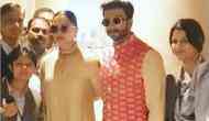 After a grand wedding, Ranveer Singh and Deepika Padukone returns back to India; see pics