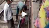 Mathura: Miracle! One-year-old girl survived unhurt after a train passed over her; here's the shocking video