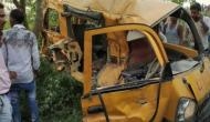 Bus-School Van Accident: 10 including students, driver killed and 8 critical after school van collied with bus in Madhya Pradesh's Satna