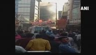 Delhi: A shop catches fire in Bhajanpura market, seven fire tenders rushed to the spot