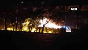 Mumbai: Fire broke out in south Mumbai’s Wadala after an oil tanker burst into flames