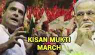 Kisan Mukti March: Rahul Gandhi and Arvind Kejriwal join Kisan protest as agitating farmers said, 'No acche din for us'