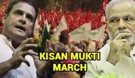 Kisan Mukti March: Rahul Gandhi and Arvind Kejriwal join Kisan protest as agitating farmers said, 'No acche din for us'