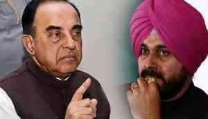BJP leader Subramaniam Swamy on Congress leader Sidhu: He should be arrested and interrogated for visiting Pakistan