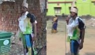 OMG! Odisha man dresses up like dustbin, referred as 'chalta firta dustbin' is a head turner who hold strong message for all! See pics