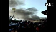 Slum in Mumbai's Malad catches fire, four fire tenders at the spot