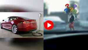 Hilarious! A blonde woman tried to fill petrol in her electric car; her video will make you burst into laughter