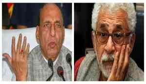 HM Rajnath Singh slammed actor Naseeruddin Shah and said, ‘India was the most tolerant nation in the world’