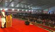 'Will only vote for Ram Temple,' interrupts audience during Rajnath Singh's speech at Kumbh event in Lucknow