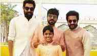 Baahubali aka Prabhas, Rana Daggubati, Ram Charan Teja seen doing Bhangra at SS Rajamouli's son wedding; video
