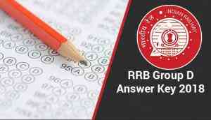 RRB Group D Answer Key 2018: Download your answer keys for CBT before this Sunday