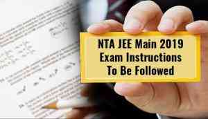 JEE Main Exam 2019: Check out the important instructions for tomorrow exam released at jeemain.nic.in