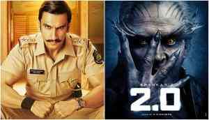 Simmba second weekend box office collection: Ranveer Singh starrer beats Rajinikanth and Akshay Kumar starrer 2.0