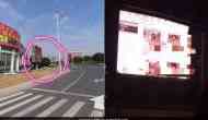 Viral Video: Oops! Employee plays porns for 90-minutes on advertising big display on the busy road and…!