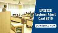 UPSESSB Lecturer Admit Card 2019: Download your hall ticket and know your exam date