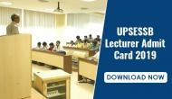 UPSESSB Lecturer Admit Card 2019: Download your hall ticket and know your exam date