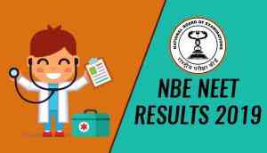 NEET Results 2019: Download your PG exam results at NBE official website today at this time