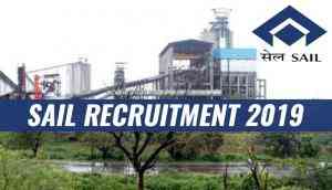 SAIL Recruitment 2019: Job hiring on various posts released at sail.co.in; here’s how to apply