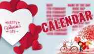 Valentine's Week 2019: Here’s the complete calendar of the love week; know all the dates of season of romance