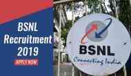 BSNL Recruitment 2019: Apply for these posts and earn up to Rs 40,500 with several benefits; know details