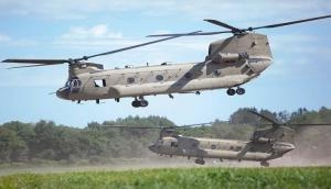 Two heavy-lift chinook helicopters for IAF arrives in Gujarat's Mundra port