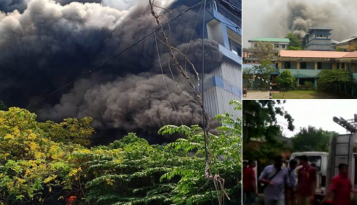 Massive fire breaks out at rubber factory in Kerala’s Ernakulam