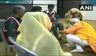 Watch: PM Modi washes sanitation workers 'feet' in Prayagraj
