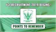 FCI Recruitment 2019 begins! Keep these important points in mind while filling up your form for 4103 vacancies