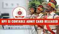 RPF SI Contable admit card released! Hall tickets for Group C & D next stage exam available to download