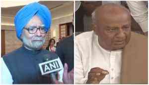 ManmohanSingh-HD Deve Gowda