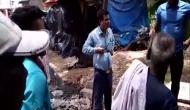 Madhya Pradesh: Villagers angry over lack of developement tie panchayat secretary to pole in Ratlam 