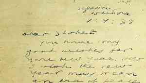 Mahatma Gandhi's 80-year-old letter