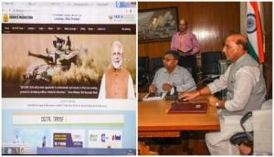 Rajnath Singh launches website of DefExpo 2020