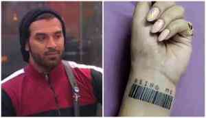 Paras Chhabra on Akanksha Puri’s tattoo