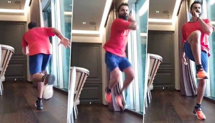 Virat Kohli impress fans with his new '180 landings' workout [Video] |  Catch News