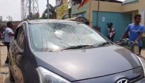 WB Polls 2021: BJP leader Soumendu Adhikari's vehicle attacked in Contai, blames TMC 
