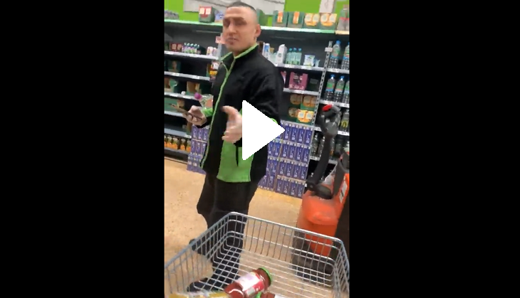 Man asks woman to go out of supermarket for this bizarre reason ...