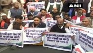 Lakhimpur Kheri incident: Cong holds protest outside UP Assembly, demands resignation of MoS Teni