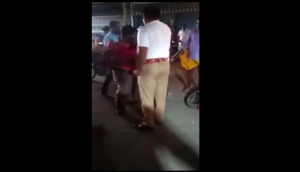 Caught on cam: Tamil Nadu policeman brutally thrashes food delivery person 