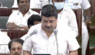 Tamil Nadu Finance Minister P Thiaga Rajan presents state budget 2022-23 in state Assembly
