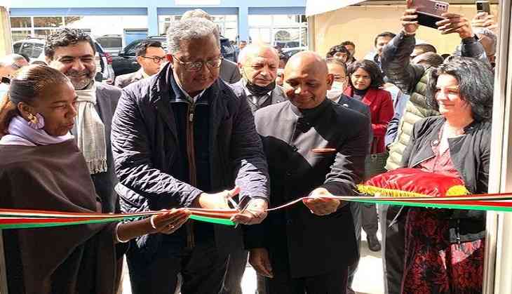 Madagascar's Foreign Minister inaugurating center for Indian Diaspora in Antananarivo