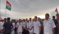 Watch: Rahul Gandhi, Congress leaders observe minute's silence for Mulayam Singh Yadav during Bharat Jodo Yatra