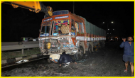 Mega pile-up: Several injured, 48 vehicles damaged after truck loses control on Pune-Bengaluru highway [PICS]