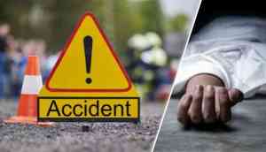 bike collided with car in Alwar