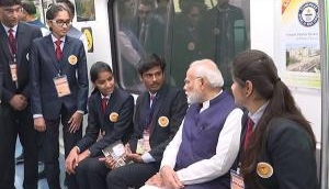 PM Modi inaugurates Nagpur Metro phase I, takes ride